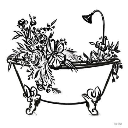 Picture of VINTAGE FLORAL TUB II