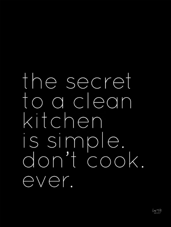Picture of SECRET TO A CLEAN KITCHEN