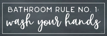 Picture of BATHROOM RULE NO. 1