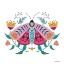 Picture of FOLK ART MOTH   