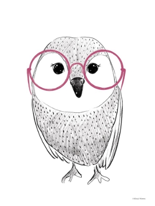 Picture of OWL IN PINK GLASSES