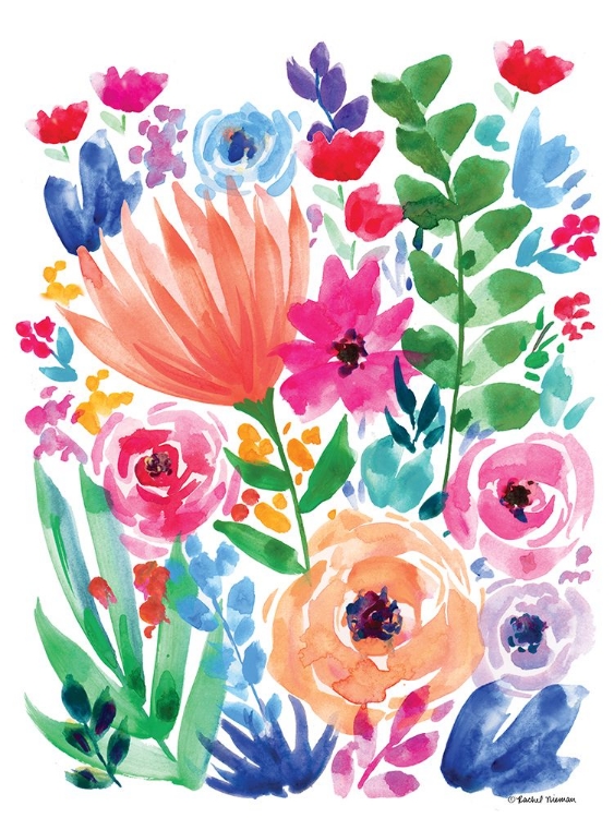 Picture of VIBRANT FLOWERS II