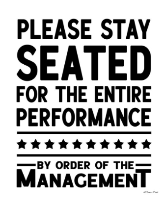 Picture of PLEASE STAY SEATED