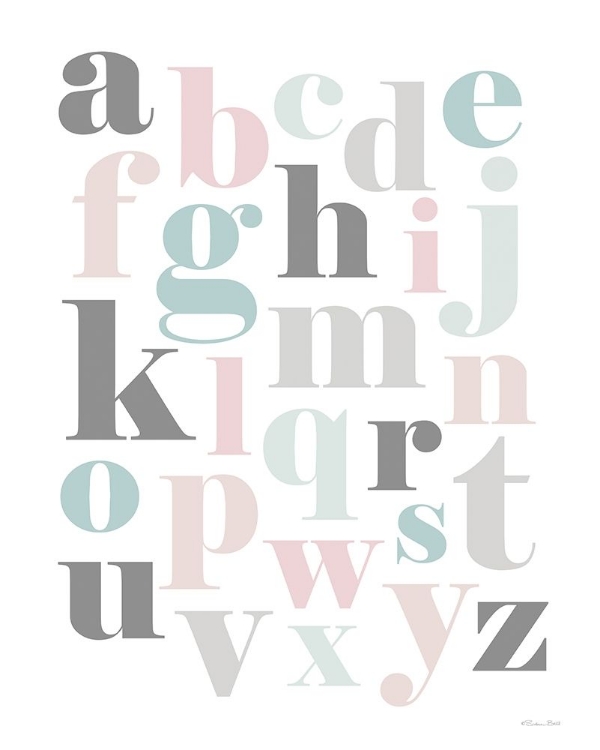 Picture of SOFTLY COLORED ALPHABET