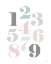 Picture of SOFTLY COLORED NUMBERS