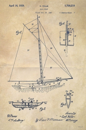 Picture of SAILBOAT PLAN I