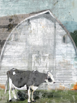 Picture of BARN WITH COW