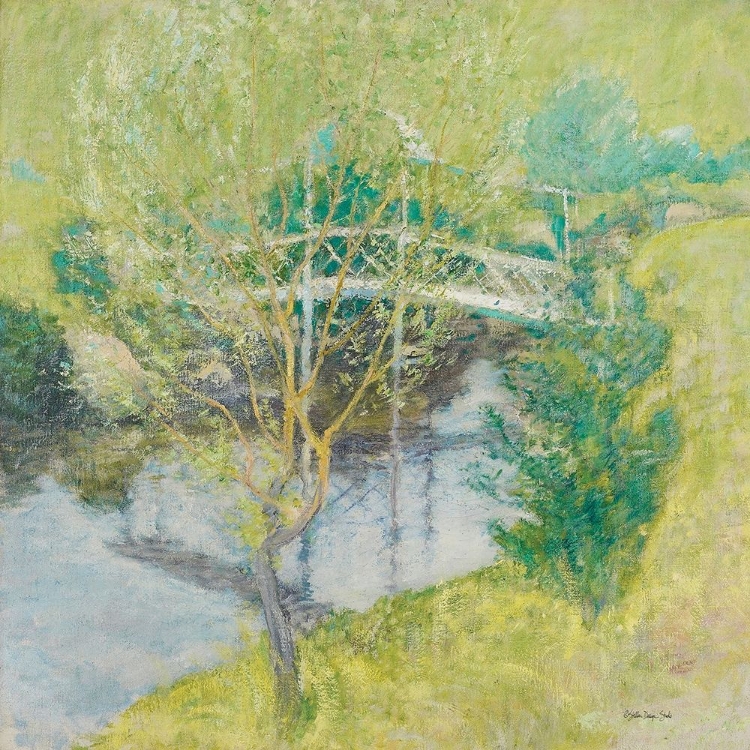 Picture of JOHN HENRY TWACHTMAN - THE WHITE BRIDGE