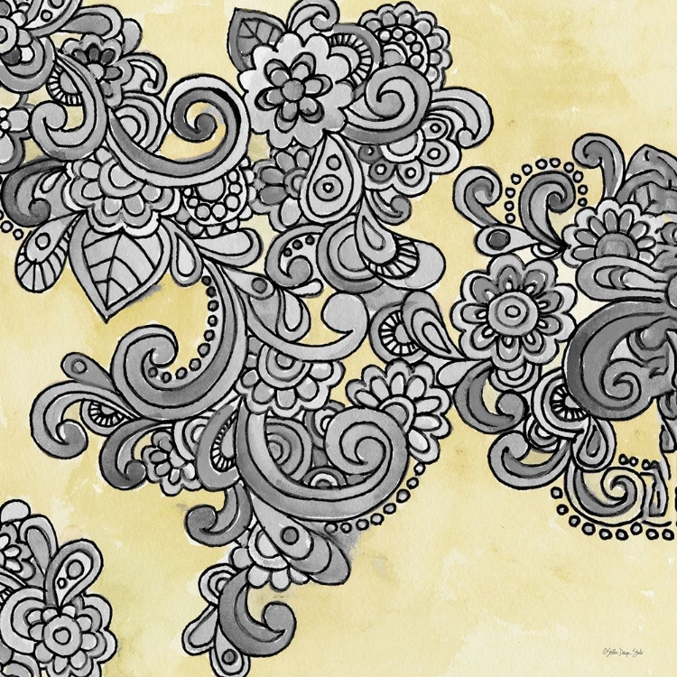 Picture of YELLOW--GRAY PATTERN 1