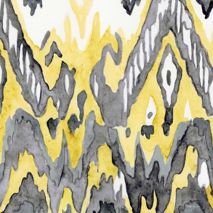 Picture of YELLOW-GRAY IKAT 2
