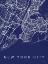 Picture of NYC STREET BLUE MAP