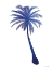 Picture of BLUE PALM TREE I