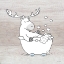Picture of DEER BATHROOM