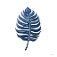 Picture of WATERCOLOR BLUE LEAF I