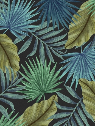 Picture of TROPICAL LEAVES I