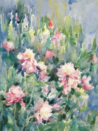 Picture of WATERCOLOR GARDEN OF ROSES