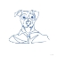 Picture of ONE LINE DOG
