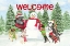 Picture of DOG DAYS OF CHRISTMAS-WELCOME