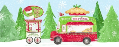 Picture of FOOD CART CHRISTMAS PANEL I