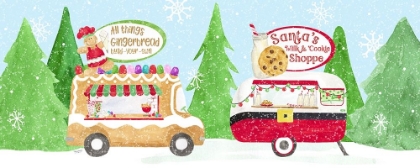 Picture of FOOD CART CHRISTMAS PANEL II