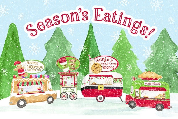 Picture of FOOD CART CHRISTMAS-SEASONS EATINGS