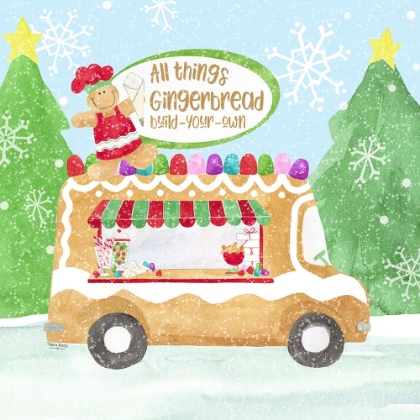 Picture of FOOD CART CHRISTMAS I-GINGERBREAD