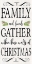 Picture of PEACEFUL CHRISTMAS-FAMILY GATHERS VERT BLACK TEXT