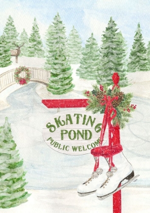 Picture of SLEIGH BELLS RING-SKATING POND