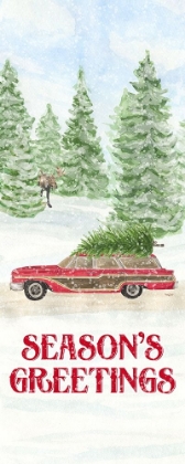 Picture of SLEIGH BELLS RING PANEL III-TREE DAY
