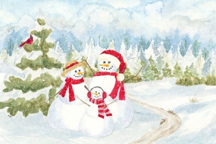 Picture of SNOWMAN WONDERLAND-FAMILY SCENE