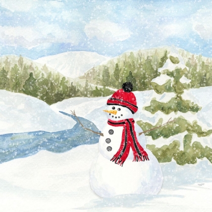 Picture of SNOWMAN WONDERLAND III-STREAM SCENE