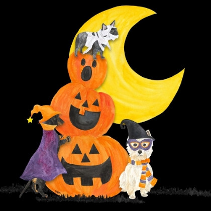 Picture of FRIGHT NIGHT FRIENDS IV-PUMPKIN STACK