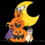 Picture of FRIGHT NIGHT FRIENDS IV-PUMPKIN STACK