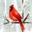 Picture of CHRISTMAS HINTERLAND I-CARDINAL