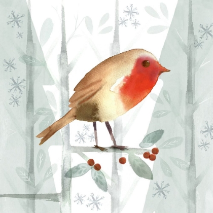 Picture of CHRISTMAS HINTERLAND III-ROBIN