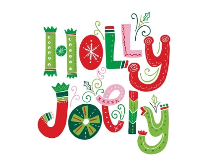 Picture of FESTIVE LETTERING-HOLLY JOLLY