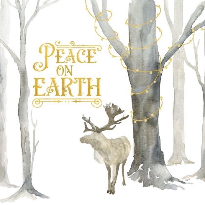 Picture of CHRISTMAS FOREST III-PEACE ON EARTH