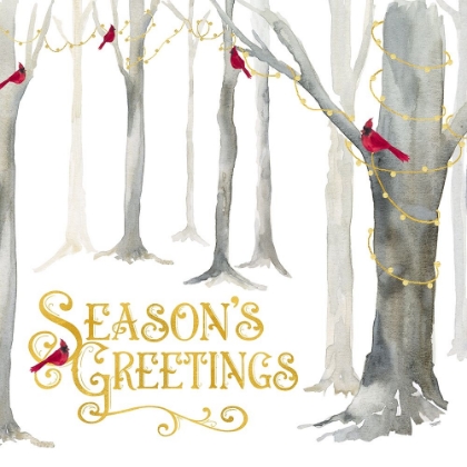 Picture of CHRISTMAS FOREST IV-SEASONS GREETINGS