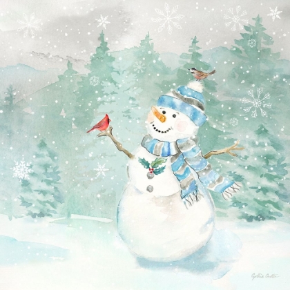 Picture of LET IT SNOW BLUE SNOWMAN II