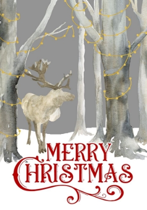 Picture of CHRISTMAS FOREST PORTRAIT I-MERRY CHRISTMAS
