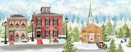 Picture of CHRISTMAS VILLAGE PANEL I