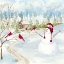Picture of SNOWMAN CHRISTMAS I