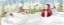 Picture of SNOWMAN CHRISTMAS PANEL I