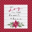 Picture of COZY CHRISTMAS DOTS II-POINSETTIA
