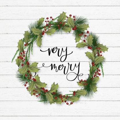 Picture of COZY CHRISTMAS WREATH I