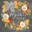 Picture of PUMPKIN PATCH WREATH ON BLACK I-GATHER