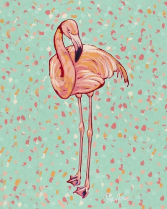 Picture of FLAMINGO PORTRAIT I