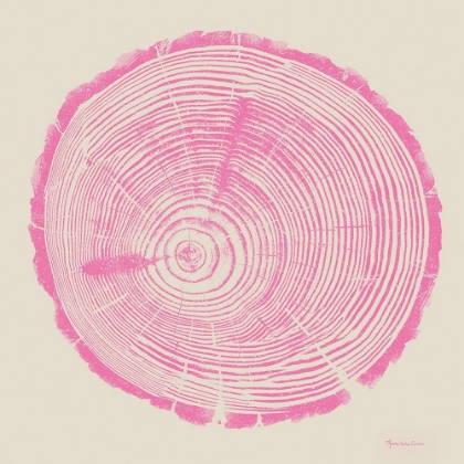 Picture of TREE TRUNK PINK ON CREAM