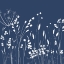 Picture of INDIGO FLOWERS II