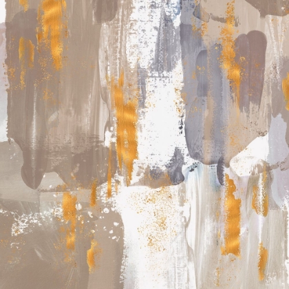 Picture of ICESCAPE ABSTRACT GREY GOLD III
